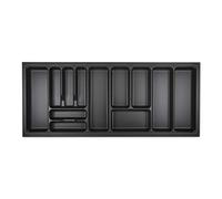ORGA-BOX I Portaposate 1119 x 473 grigio lavagna con struttura perlata per Tandembox Antaro/Intivo e ModernBox in armadio da 120 cm