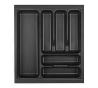Orga-Box I Portaposate 419 x 473 grigio lavagna con struttura perlata per Tandembox Antaro/Intivo e ModernBox in armadio da 50 cm