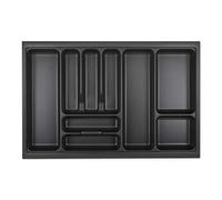 ORGA-BOX Portaposate 719 x 473 grigio 80 cm lavagna con struttura perlata | per Tandembox Antaro / Intivo e ModernBox in armadio