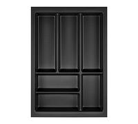 ORGA-BOX Portaposate Junker Slim 325 x 476 mm grigio lava con struttura perlata per 40 cm armadi portaposate da cucina SO SLIM