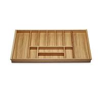 ORGA-BOX QUERCIA Portaposate per cassetto da 100 mm, ad es. Nobilia dal 2013 (473 x 897 mm) Inserto per cassetto in legno con 11 scomparti III