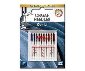 Organ Assortimento di Aghi, Confezione da 10 Aghi, Multicolore
