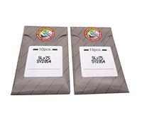 Organ Needle - 20 aghi a gambo piatto per Organ 2054 SLx75 (in scatola di plastica trasparente CKPSMS) compatibili con/ricambio per Pfaff Brand Hobbylock 756 Singer Brand 14U (dimensione dell'ago: