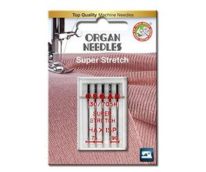Organ Needles 5 Pezzi Taglia 75/90 Lycra Lattice Materiali Elastici Maggior Parte delle Macchine da Cucire domestiche ago Punta Regolare
