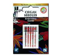 Organ Needles 5118000BL Aghi in Blister, Oro/Argento/Nero, Taglia unica