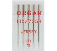 ORGAN NEEDLES 5205080 - Ferri da macchina in argento, misura 80/12, 5 count
