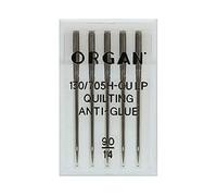 ORGAN NEEDLES 5433090 - Ferri da macchina in argento, misura 90/14, 5 count
