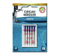 Organ Set di 5 aghi da cucito per jeans e altri tessuti pesanti con spessore 90-100