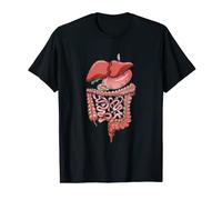 Organi interni Anatomy con descrizione ENG per learn Maglietta