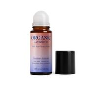Organic Castor Oil Roll On for Face & Body with Rose Quartz Roller | Cold-Pressed, Deep Smooth & Lasting Hydration, Non-Greasy Face Oil | For Under Eyes, Belly, Skin & Hair Care | 50ml (1)