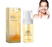 Organic Detergente Viso al Honey, Detergente, Mousse Detergente Viso per Pelli Sensibili e Intolleranti, Detergente Schiumogeno Viso con Acido Ialuronico