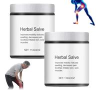 Organic Herbal Salve,oint Care Herbal Salve,Natural Organic Joint Cream,Skin Soothing Balm for Joint and Skin Health,Knee Pain Relief, Improves Mobility Reduces Swelling,for Adults,Elder (2Pcs)