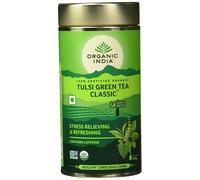 Organic India Classico Tulsi Tè Verde, 100 G