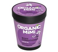 ORGANIC MIMI Body Conditioner Leave In Organic Coconut Oil & Hibiscus, Balsamo Corpo Idratazione Profonda al Cocco & Ibisco, Vegan, Pelle Effetto Seta, Elasticizzante, 200ml