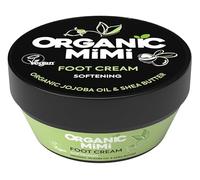 ORGANIC MIMI Foot Cream Softening Organic Jojoba Oil & Shea Butter, Crema Piedi Estratto di Jojoba e Burro di Karitè, Nutriente e Ammorbidente, Previene Callosità e Screpolature, 50ml