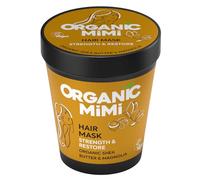 ORGANIC MIMI Hair Mask Streght & Restore Organic Shea Butter & Magnolia, Maschera Capelli con Burro di Karitè & Magnolia, Rinforzante & Riparatrice, Idratante e Ristrutturante, 200 ml