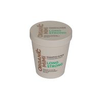 Organic Mimi Shampoo Scrub Pulizia e Vitalità Long Strong con Olio di Oliva, succo di Aloe Vera, estratto di Melissa, 310 g