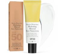 Organic Mineral Sunscreen - Natural Physical Sunscreen; Water-resistant, Sweat-resistant, Hypoallergenic Lotion; Lightweight & Non-greasy