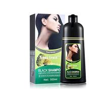Organic Natural Fast Black Hair Dye, Instant Hair Colouring Shampoo, Magic Color Shampoo 500ml,Black Hair Dye Shampoo Darkening Shampoo for Men & Women