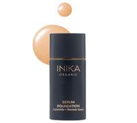 Organic Serum Foundation | Vegano, copertura edificabile, sensazione di seconda pelle senza peso, a prova di trasferimento con ingredienti per la cura della pelle in confezione sostenibile. Brillante