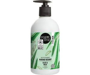 Organic Shop Organic Aloe & latte sapone liquido mani 500 ml - Sapone liquido