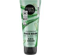 Organic Shop Maschera viso notturna per tutti i tipi di pelle Avocado e Aloe (75ml)