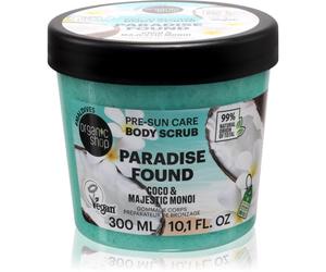 Organic Shop Paradise Found Coco & Majestic Monoi scrub corpo per un’abbronzatura splendida e la salute della pelle 300 ml