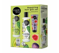 Organic Shop Set Shampoo avocado 280 ml Balsamo avocado 280 ml Scrub corpo fico 75 ml - Set corpo e capelli