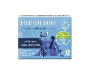 Organic Tampons Regular 10's - 10
