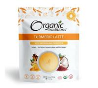 Organic Traditions - Polvere di Latte alla curcuma con Probiotici e Zafferano - 5.3 Once