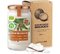 Organic Virgin Coconut Oil 1000 ml. Raw and Cold-Pressed. Organic and N