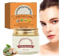 Organic Wild Yam Cream, crema da 70 g, idratante Wild Yams, crema per la menopausa, antirughe, bilanciamento degli ormoni e protezione della pelle, improve Skin Barrier, privo di nanometri e sintetici