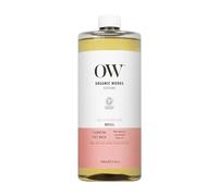 Organic Works Daily Hydration Cleansing Face Wash - Esfoliante Face Wash Infused with Vitamin E - Foaming Face Wash for Balanced Skin - 33,8 oz