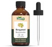 Organic Zing Bergamot (Citrus Bergamia) Oil | Pure & Natural Essential Oil for Skincare, Aroma & Diffusers - 30ml/1.01fl oz
