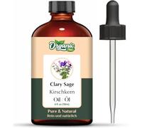Organic Zing Clary Sage (Salvia sclarea) Oil | Pure & Natural Essential Oil per skincare, aroma e diffusore - 118 ml/3.99fl oz