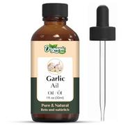 Organic Zing Garlic (Allium Sativum) Oil | Pure & Natural Essential Oil for Skincare and Hair Care - 30ml/1.01fl oz