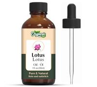Organic Zing Olio di loto (Nelumbo nucifera) | Pure & Natural Essential Oil for Skincare, Hair Care, Aroma & Diffusers. - 30ml/1.01fl oz