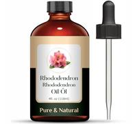 Organic Zing Olio di rododendro (rododendro), olio essenziale puro e naturale per aroma, skincare e capelli - 118 ml/3.99fl oz