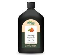 Organic Zing Rosehip Seed (Rosa rubiginosa) Olio pressato a freddo puro e naturale per la cura della pelle, cura dei capelli, massaggio, 1000 ml/33,8 fl oz
