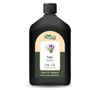 Organic Zing Sage (Salvia Officinalis L.) Olio essenziale puro e naturale per aromi, diffusori e skincare - 1000 ml/33,8 fl oz