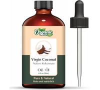 Organic Zing Virgin Coconut (Cocos Nucifera) Oil | Pure & Natural Carrier Oil for Skincare, Hair Care & Massage - 118 ml/3.99fl oz