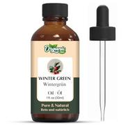 Organic Zing Winter Green Oil | Pure & Natural Essential Oil for Skincare, Hair Care & Massage - 30ml/1.01fl oz