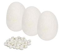 Organico 20 × 14 × 6 50 Pezzi per la Cura della Rimozione di Comedone Esfoliante Palline di Baco Seta