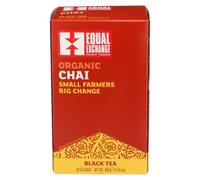 Organico Chai Tè Nero 20 Sacchetti (Contenitore Da 6) By Equal Exchange