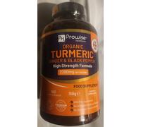 Organico Curcuma 2200mg + Curcumina Avanzato Complesso 1500mg P Pasti 180Caps