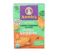 Organico Formaggio Cheddar Crackers Con Nascosta Verdure 222ml (Custodia Di 12)