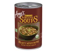 Organico Hearty Frutta e Verdura Minestrone Zuppa 417ml (Contenitore Da 12) Amys