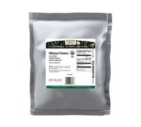 Frontier Co-op Organic Hibiscus Flowers, Cut & Setacciato, 1 kg Bulk Bag
