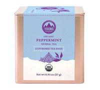 Organico Menta Piperita Tè 12 Sacchetti By Young Mountain Tea