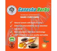 Organico Nano Curcuma Curcumina 95% Massima Assorbimento Potenza W/ Bioperine